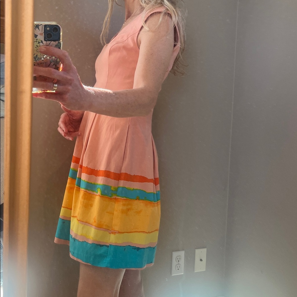 Tracy Reese x Anthropologie Peach A-Line Dress - Picture 3 of 6